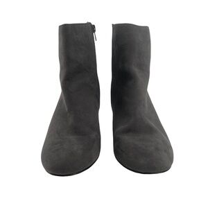 Express Gray Suede Ankle Boots Size 9 Women's